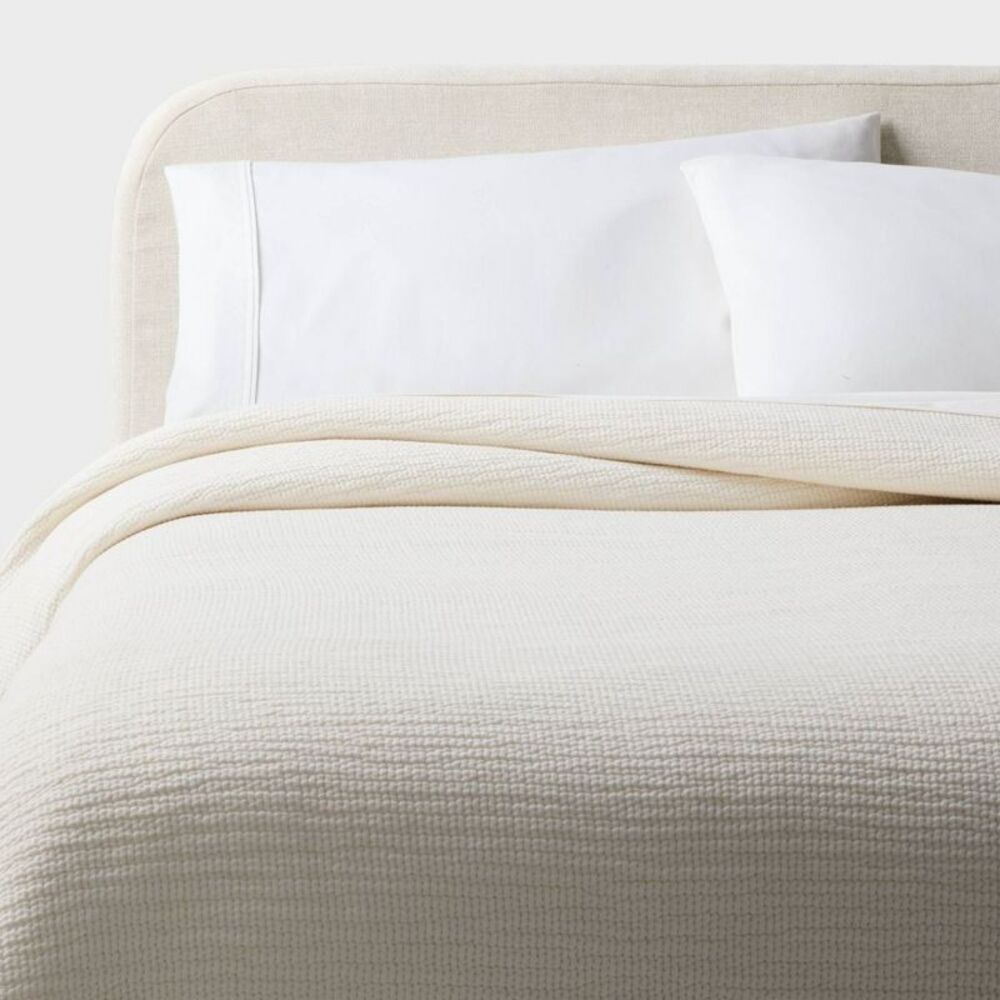 Threshold - King Matelasse Gauze Quilt Ivory - Threshold Ivory